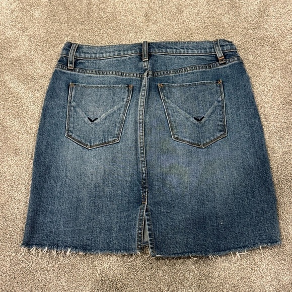 Hudson Denim Jean Mini Skirt Size 28 / 6 Like New - Picture 2 of 5